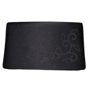 VTG Crown Lewis 50s/60s Black Floral Clutch or Shoulder Bag